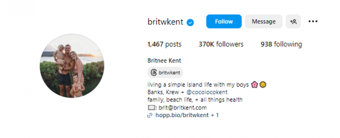 Brittni Kent instagram